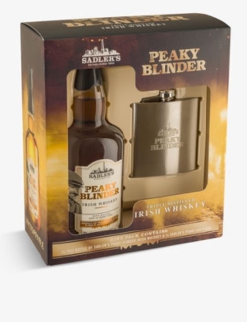 Bullring whisky Peaky Irish | box gift £39.99 700ml Sadler\'s and | Blinder flat cap