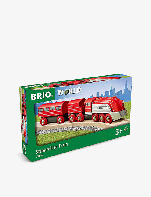 Streamline wooden toy train