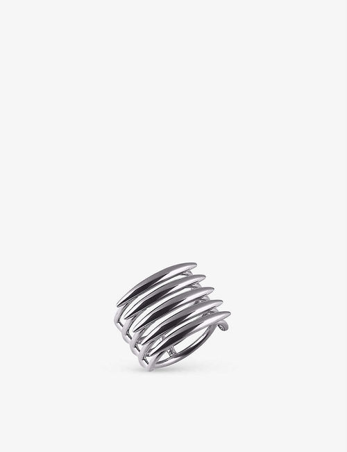 Quill sterling silver ring