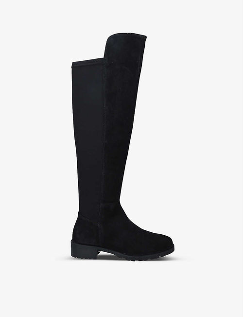 Vanessa suede knee-high boots