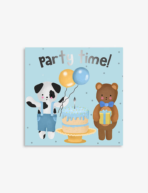 Party Time greetings card...