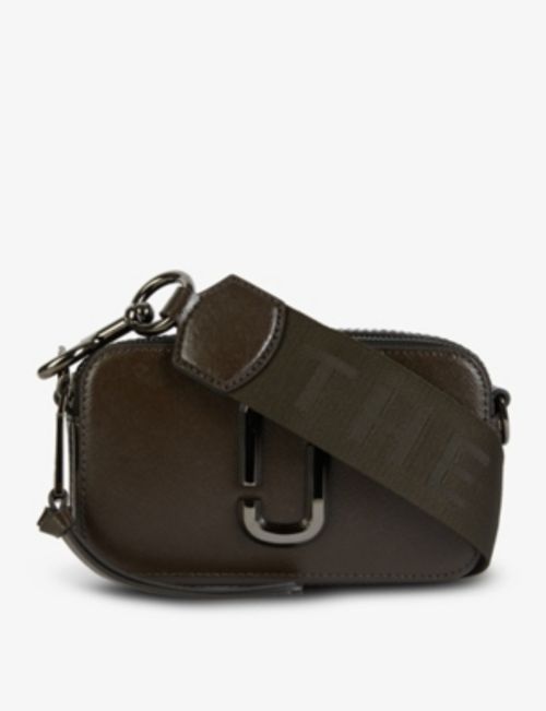 Marc Jacobs Snapshot Leather Cross-body Bag in Gray