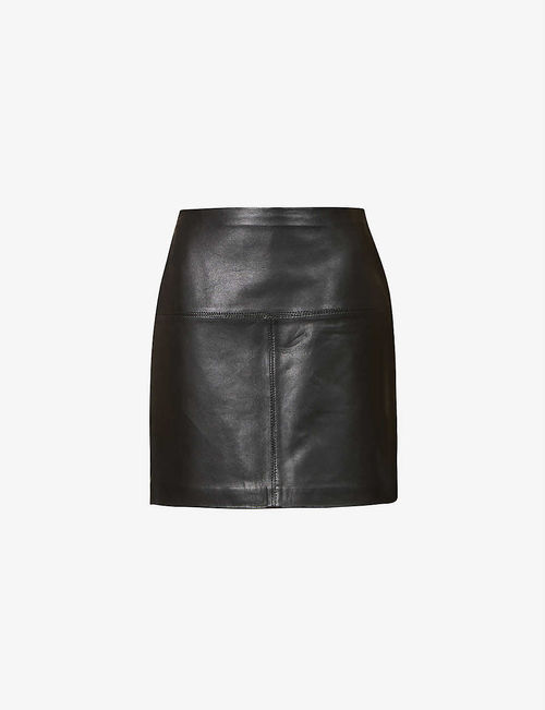 Valiat leather skirt