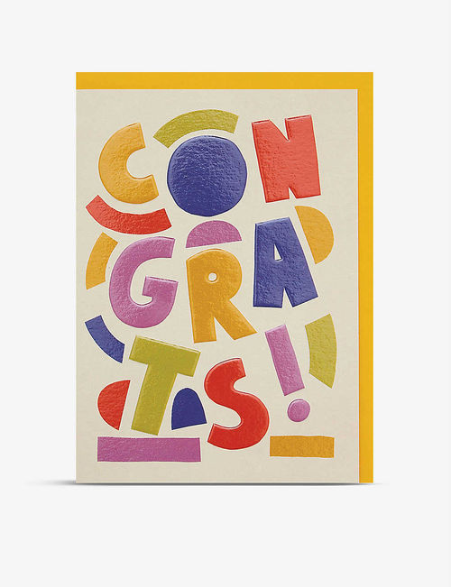 Congrats greeting card