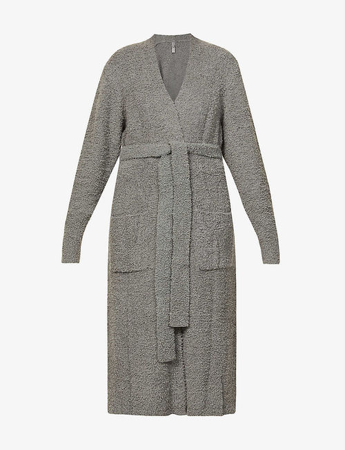 Cozy boucle knitted robe