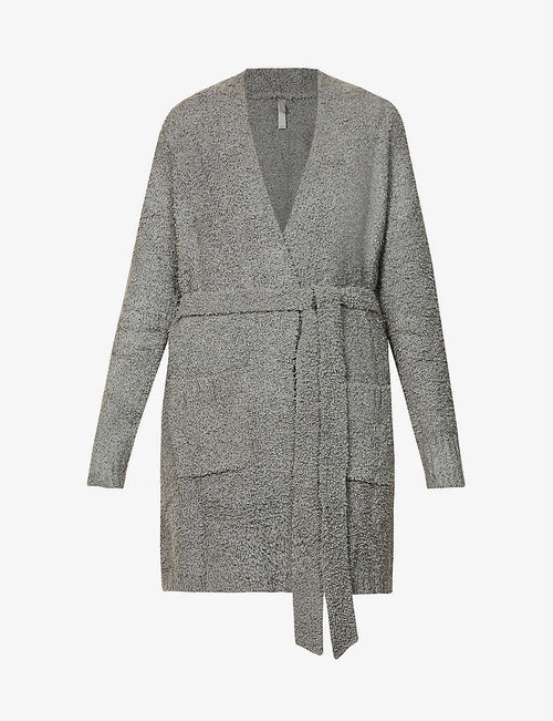 Cozy boucle knitted robe