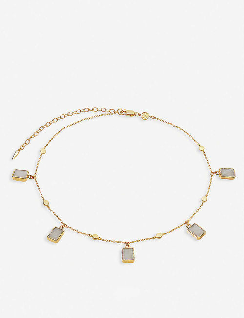 Lena 18ct yellow-gold vermeil...