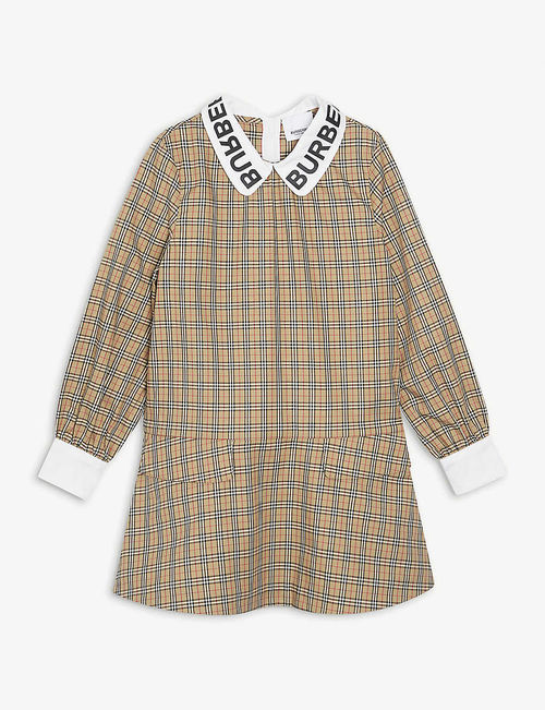 Alicia checked cotton dress...