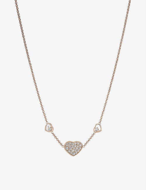 Happy Hearts 18ct rose-gold...