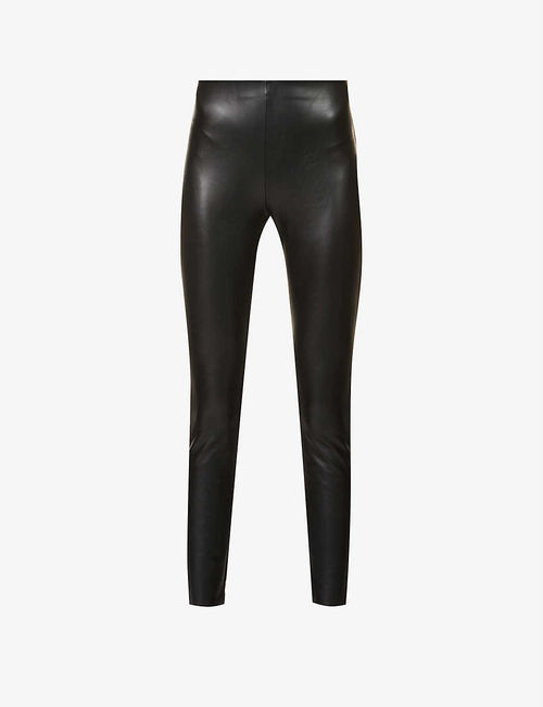 Jo aux-leather panel leggings