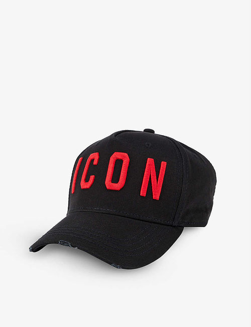 Icon-embroidered cotton...