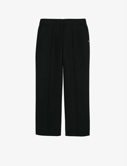 Paden cropped crepe trousers