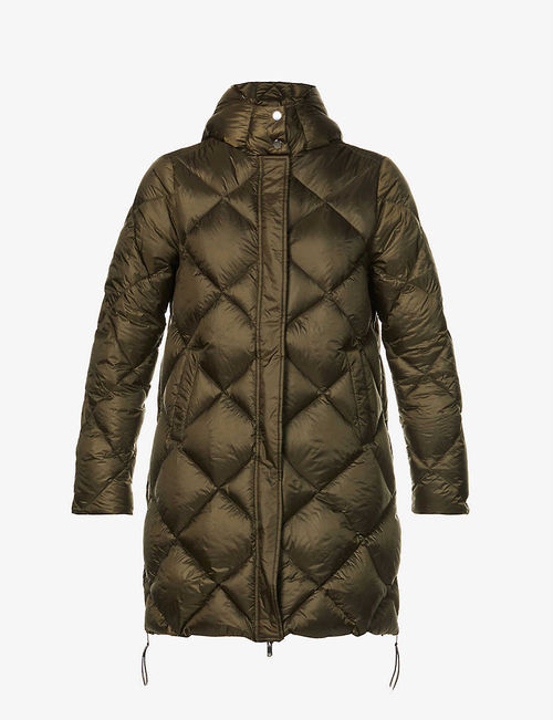 Giovana diamond-quilted shell...