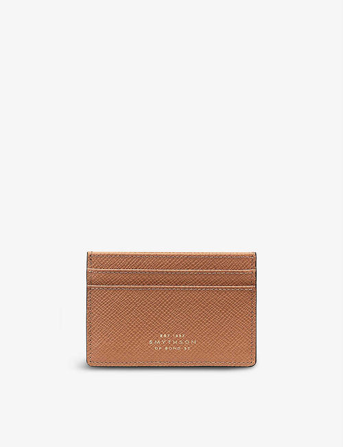 Panama leather card holder