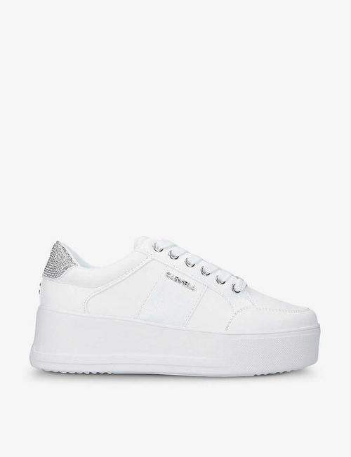 Jive low-top faux-leather...