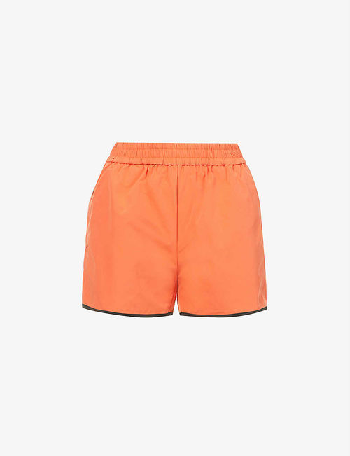 Ellie high-rise shell shorts