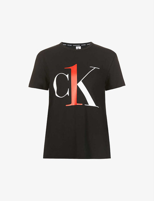 CK logo-print stretch...