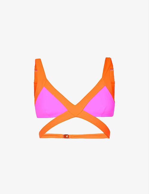 Mazzy V-neckline bikini top