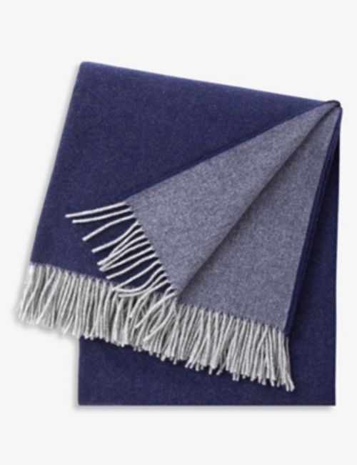 Allegria merino-wool throw...