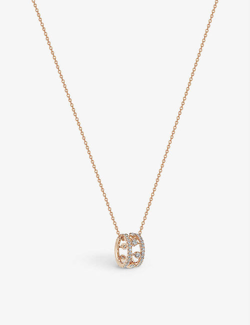 Dewdrop 18ct rose-gold and...