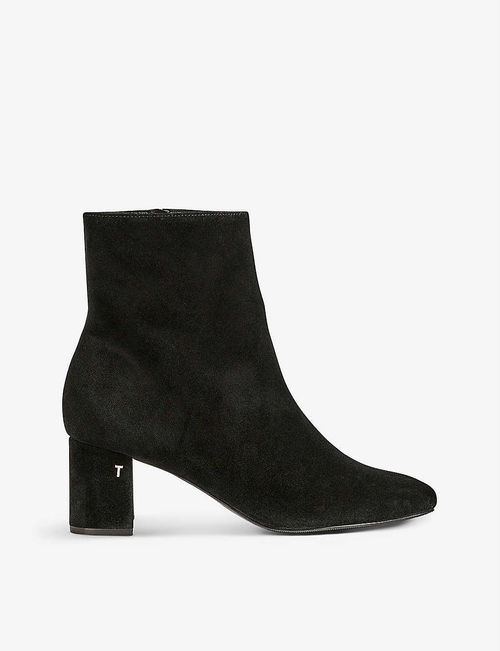 Neomie block-heel suede ankle...