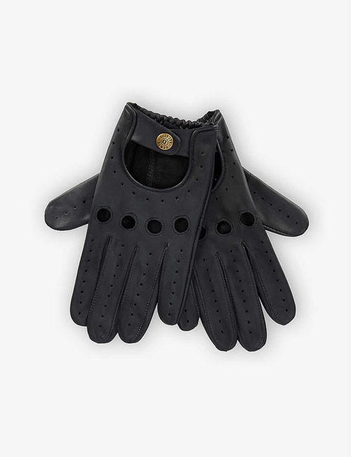 Delta leather driving gloves