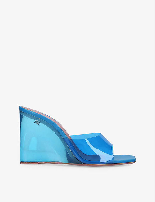 Lupita Glass square-toe PVC...