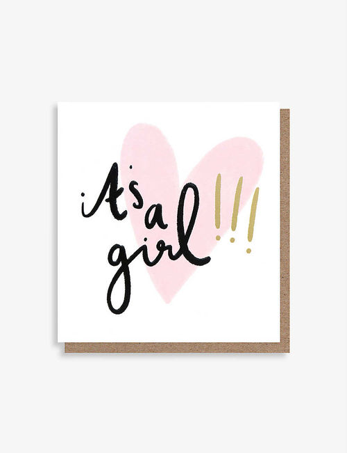 It’s a Girl!!! greetings card...