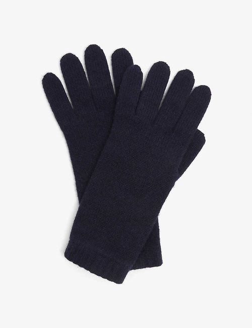 Joe ribbed cashmere gloves