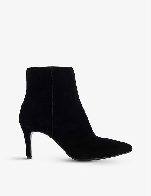 Obsessive suede ankle boots