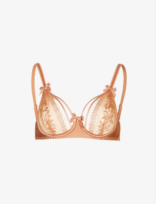 Tanya underwired plunge satin...