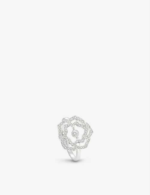 Rose 18ct white-gold and...