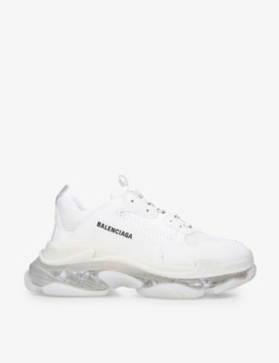 Balenciaga triple store s white clear