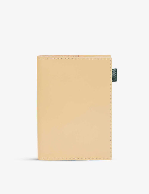 Leather A5 notebook cover...