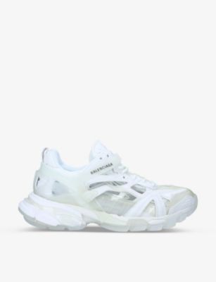 Balenciaga track nylon shop and mesh trainers