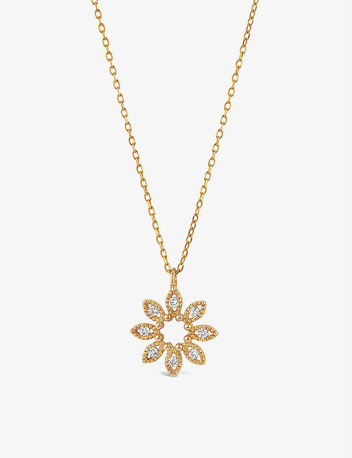 Jasmine 14ct yellow-gold and...