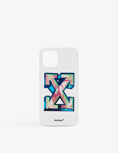 Logo-print rubber iPhone Pro...