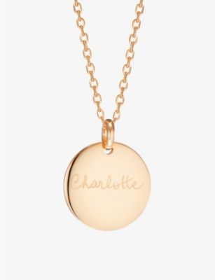 Personalised necklace store selfridges