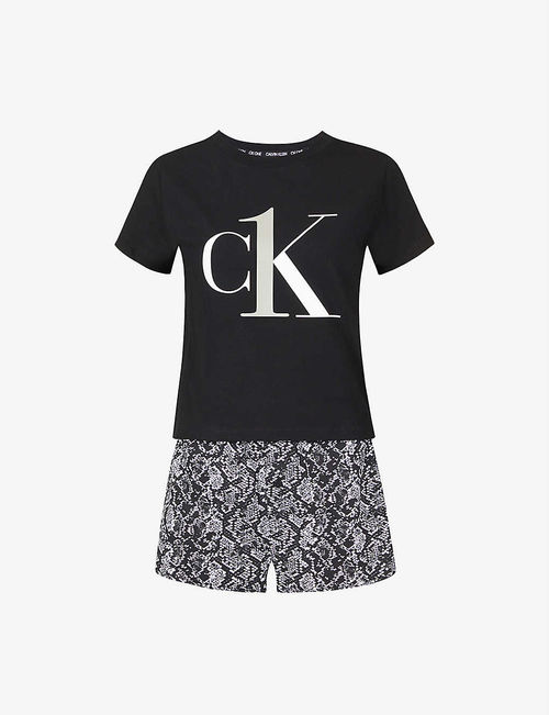 CK One logo-print...