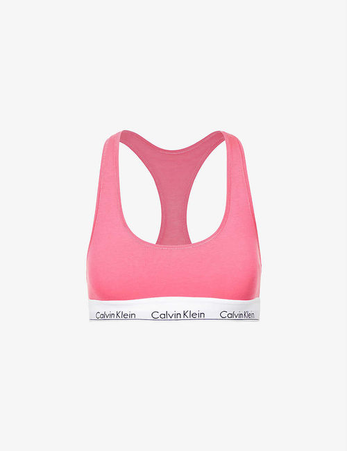 Modern cotton-jersey bralette