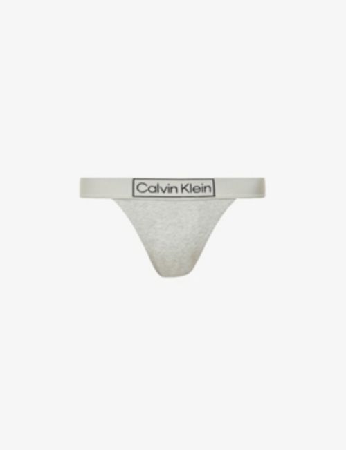 Calvin Klein Reimagine Heritage Thong Grey Heather