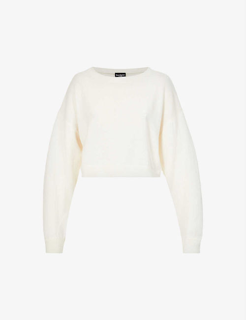 Relaxed crewneck knitted...