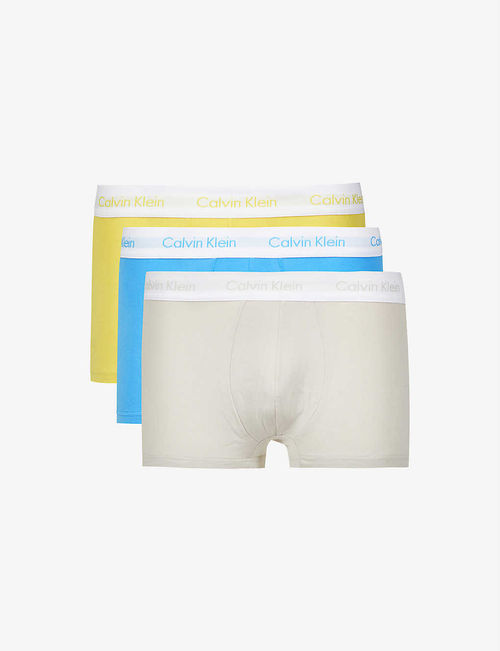 Pack of three logo-waistband...