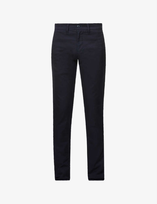 Sid slim-fit twill trousers