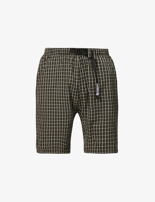 Dryden check cotton shorts