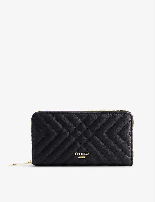 Korria quilted faux-leather...