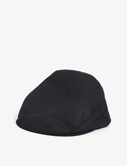 Wax-coating cotton flat cap