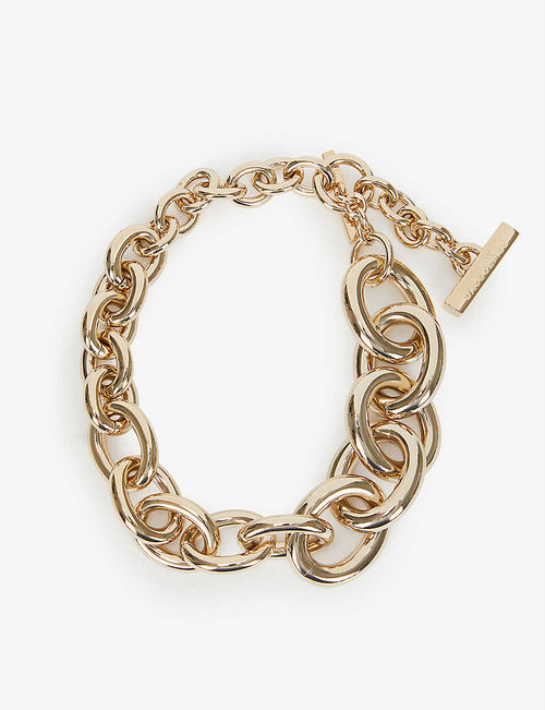 Le Noli brass choker necklace