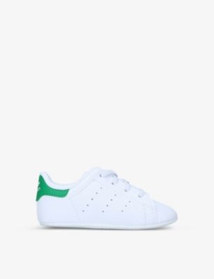 Stan smith leather on sale white