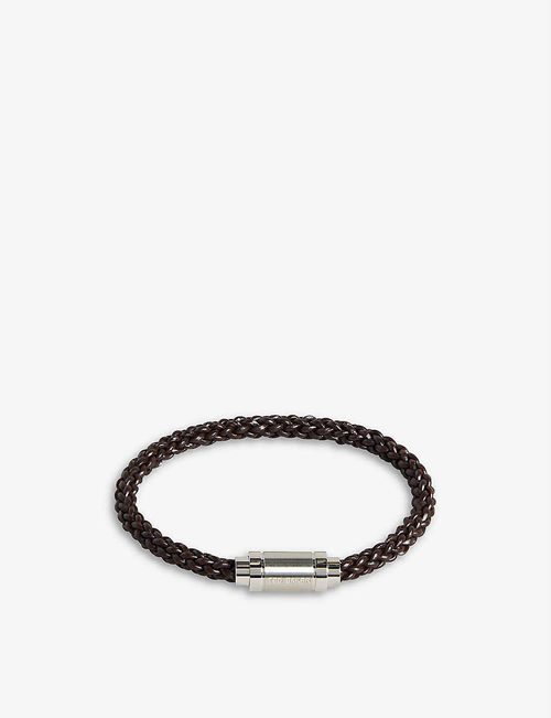 Duran braided leather bracelet